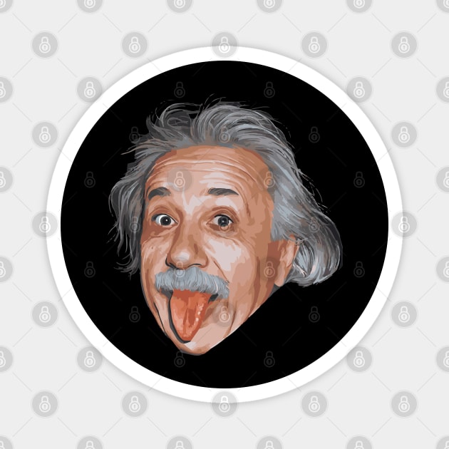 albert einstein meme Magnet by Agus Terus